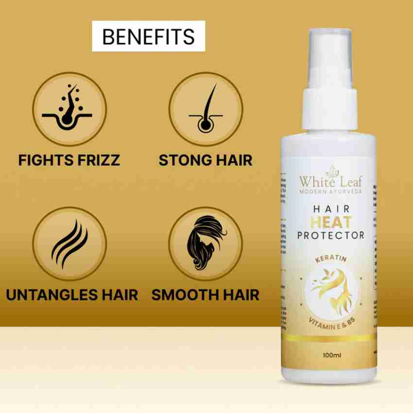 Heat protection serum for straightening outlet hair