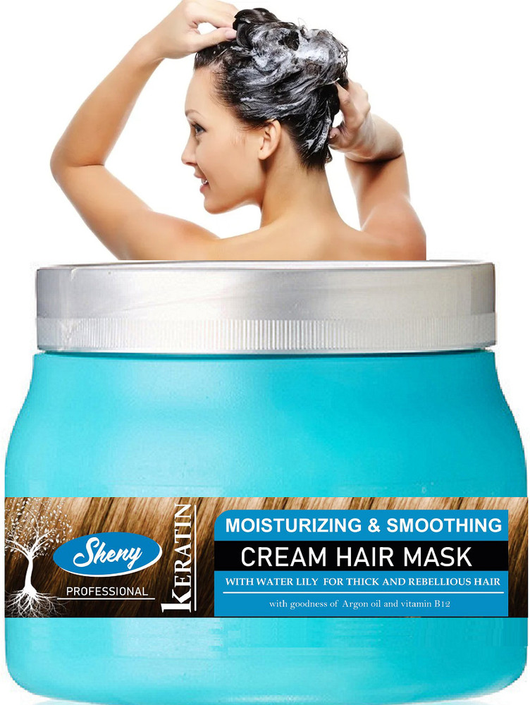 Sheny Spa Cream for dry frizzy damaged hair Makes hair smooth shiny strong Price in India Buy Sheny Spa Cream for dry frizzy damaged hair Makes