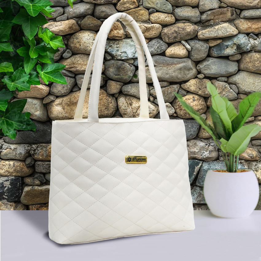 Reprox Women White Handbag