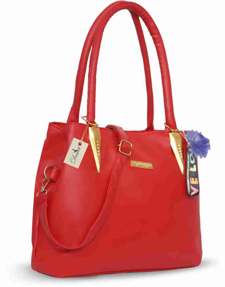 Buy Dowet Women Red Hand held Bag Red Online Best Price in India