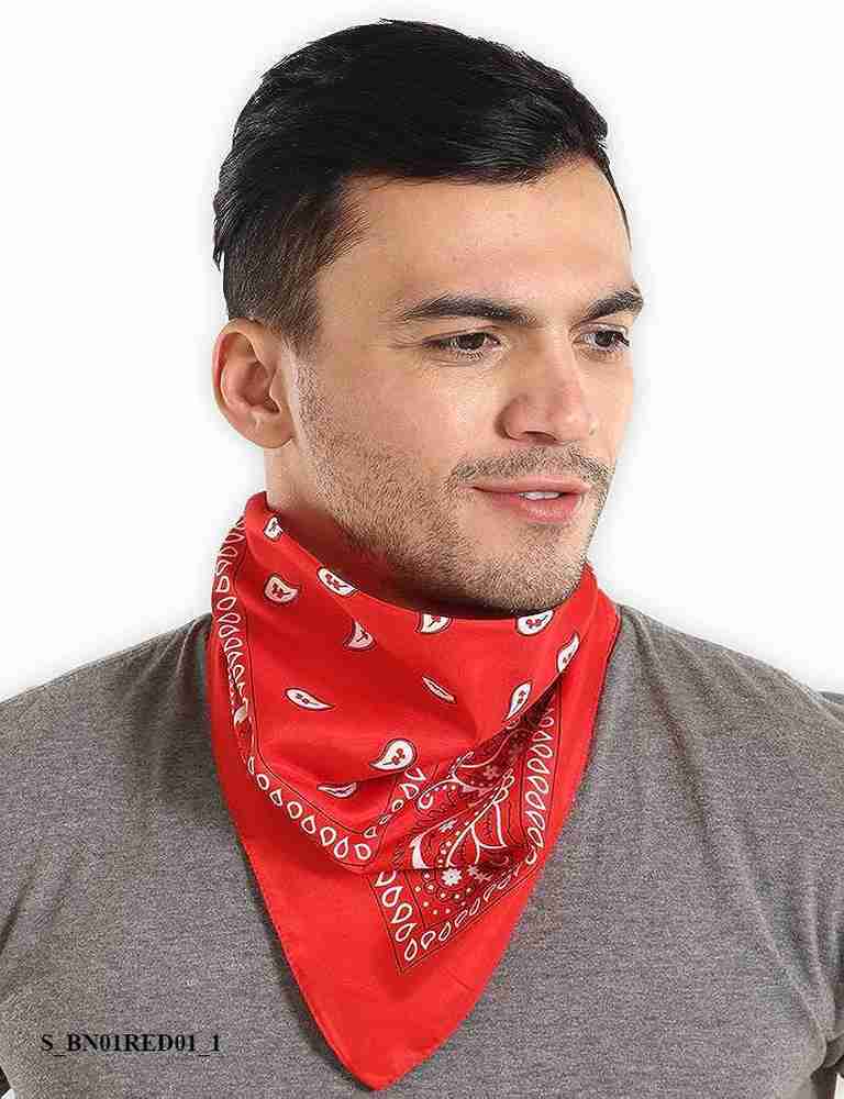 Red handkerchief scarf sales