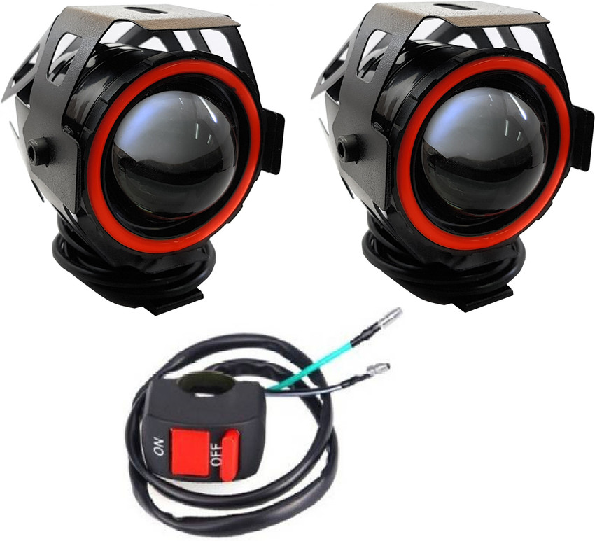AutoPowerz 2PCS PROJECTOR FOG LIGHT WITH RED DRL RING SWITCH Fog Lamp Motorbike LED 12 V 24 W Price in India Buy AutoPowerz 2PCS PROJECTOR FOG LIGHT WITH RED DRL RING SWITCH Fog