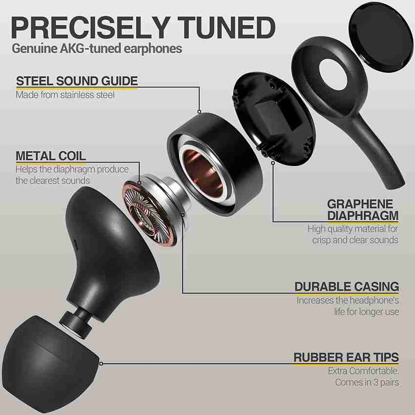 GUG AKG 3.5mm Wired Headset with Mic Wired Price in India Buy GUG AKG 3.5mm Wired Headset with Mic Wired Online GUG Flipkart