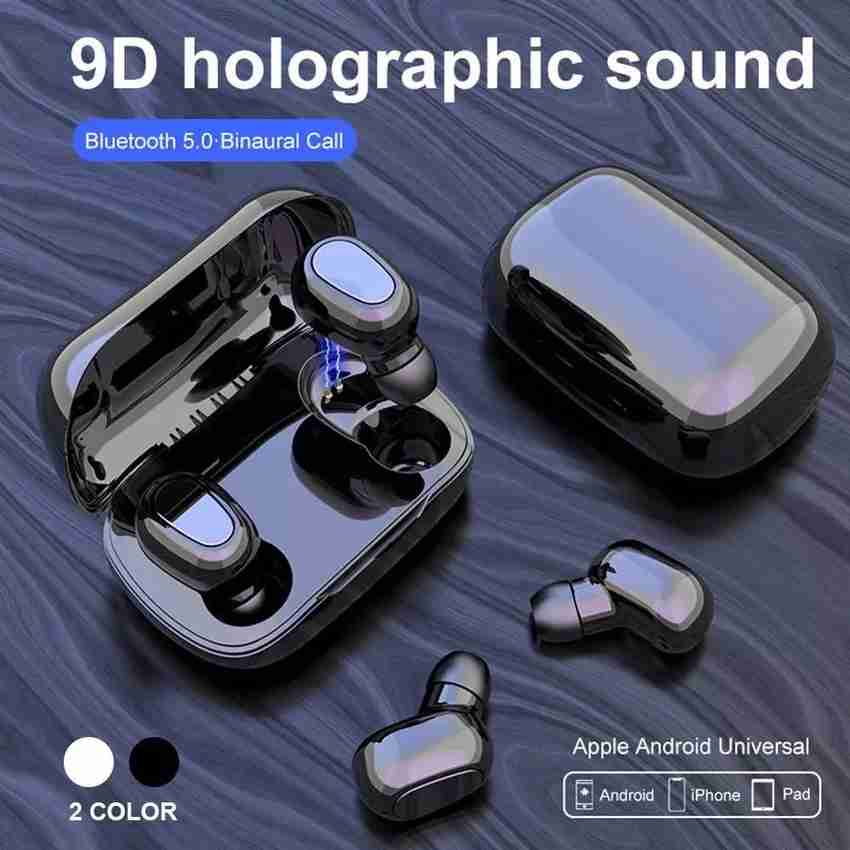 Universal wireless bluetooth earbuds with charging box on sale
