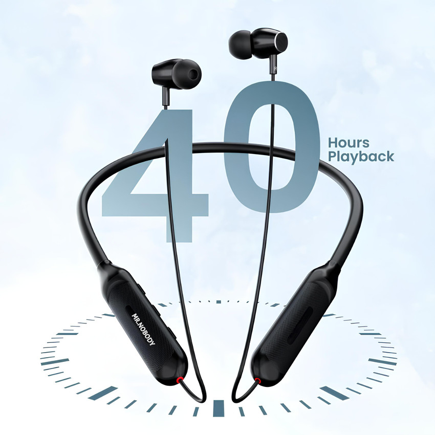 MR.NOBODY N50 48 Hours Playtime Fast Charging Wireless,Bluetooth Neckband  N121 Bluetooth Price in India - Buy MR.NOBODY N50 48 Hours Playtime Fast  Charging Wireless,Bluetooth Neckband N121 Bluetooth Online - MR.NOBODY :  Flipkart.com