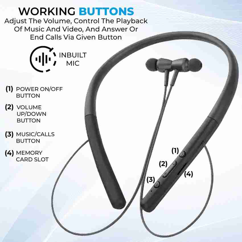 Neckband over ear bluetooth headphones outlet