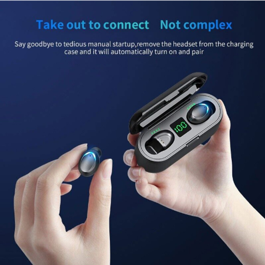 F9 earbuds sales how to pair