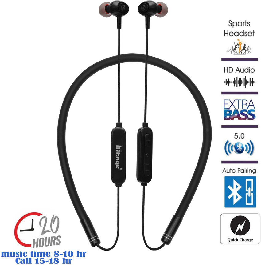 Hitage NBT 8786 SMART MUMO WIRELESS BLUETOOTH NECKBAND WITH MIC Bluetooth Price in India Buy Hitage NBT 8786 SMART MUMO WIRELESS BLUETOOTH NECKBAND WITH MIC Bluetooth Online Hitage Flipkart