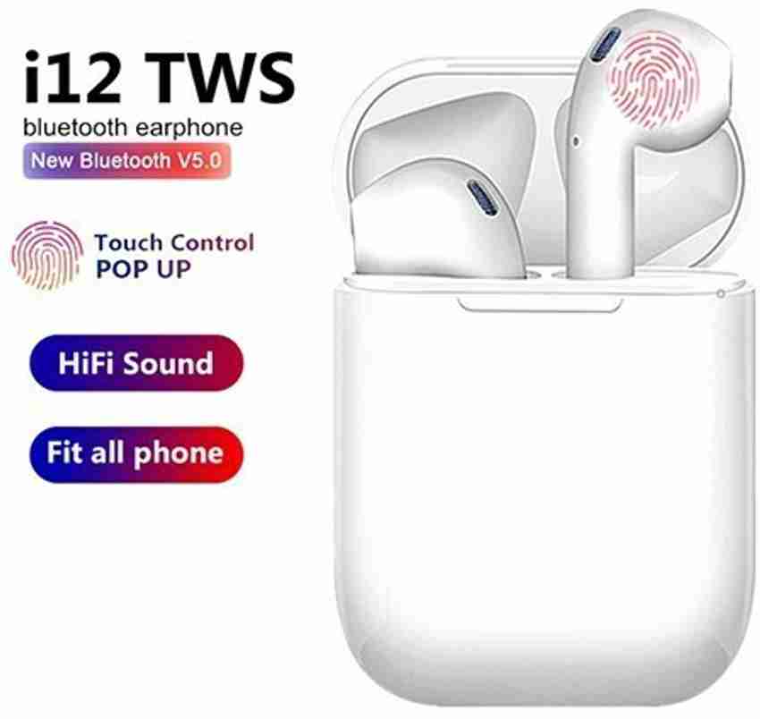 FRISTDOWN i12 Bluetooth Ear Buds Bluetooth Headset in Ear Earbuds