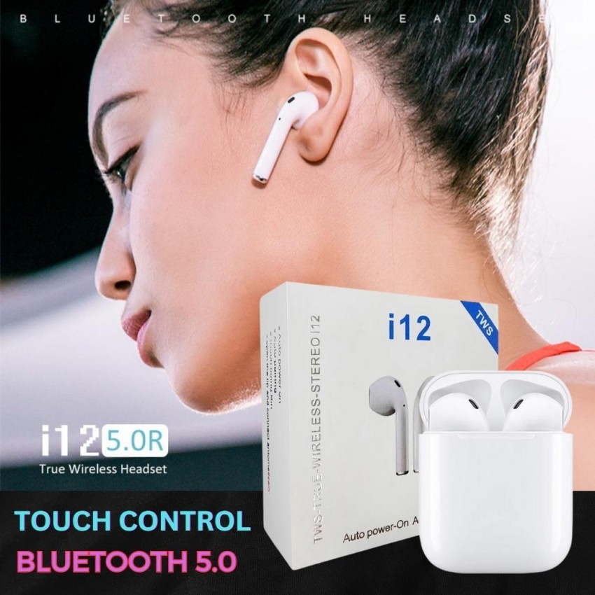 TECHNEGIC i12 TWS Wireless Earbuds Bluetooth Earphones Touch Sensor with  In-Built Mic T-39 Bluetooth Headset Price in India - Buy TECHNEGIC i12 TWS  Wireless Earbuds Bluetooth Earphones Touch Sensor with In-Built Mic
