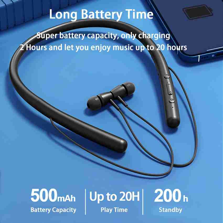High battery capacity bluetooth earphone 2025