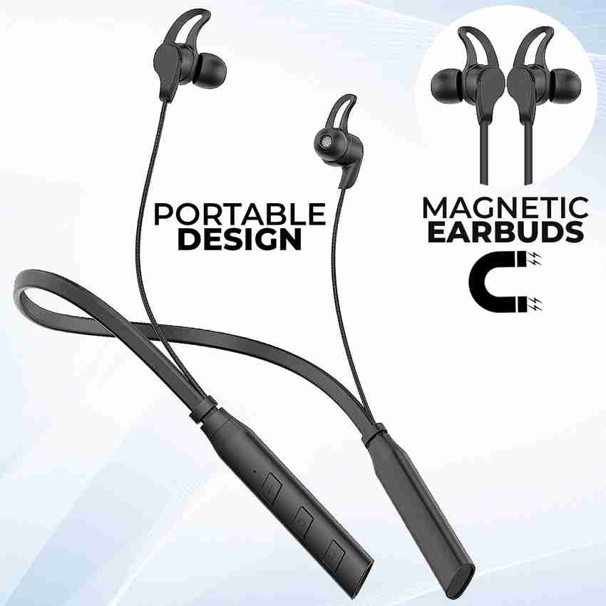 WRADER BT Prime Neckband Bluetooth 10hrs Playtime for Smartphones