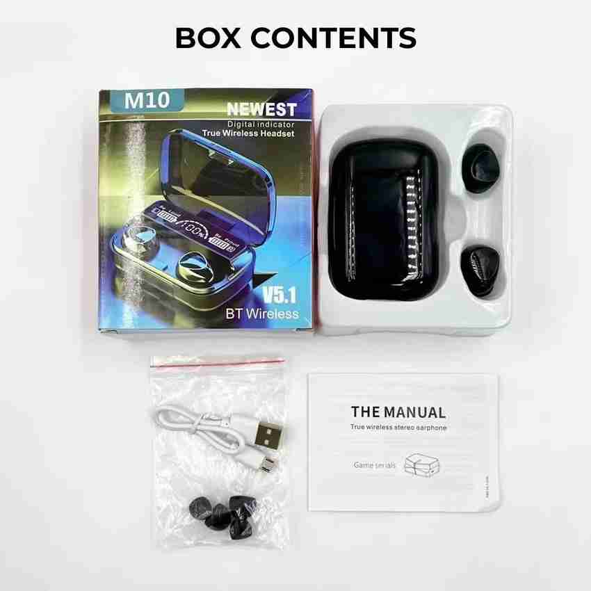 Depket Newest digital indicator m 10 V5.3 earbuds with call support Bluetooth Price in India Buy Depket Newest digital indicator m 10 V5.3 earbuds with call support Bluetooth Online Depket Flipkart ...