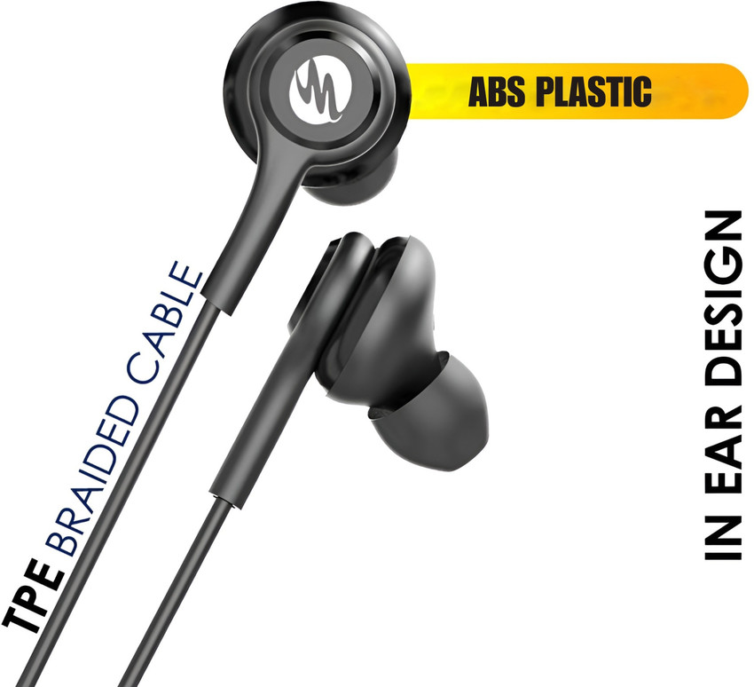 Mikart Nylon Braided Best Quality Non Breakable Earphone Wired Headset AW 5 Wired Headset Price in India Buy Mikart Nylon Braided Best Quality Non Breakable Earphone Wired Headset AW 5 Wired Headset O...