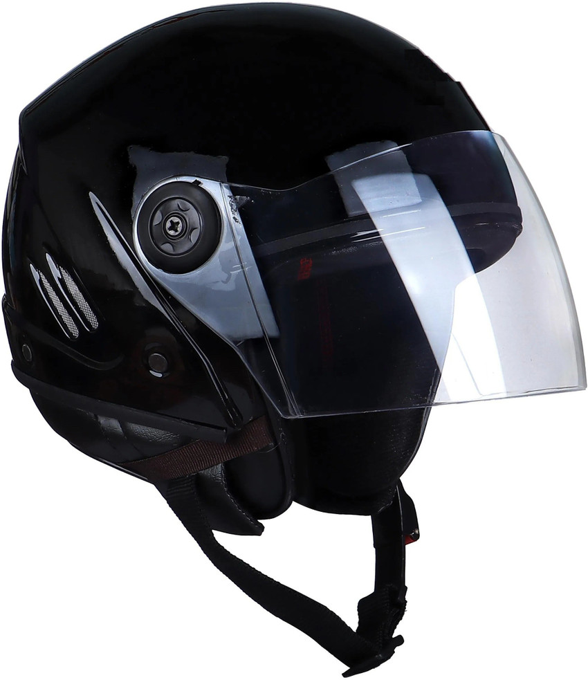 Cosas Track Unisex ISI Motorbike Helmet Black Motorbike Helmet