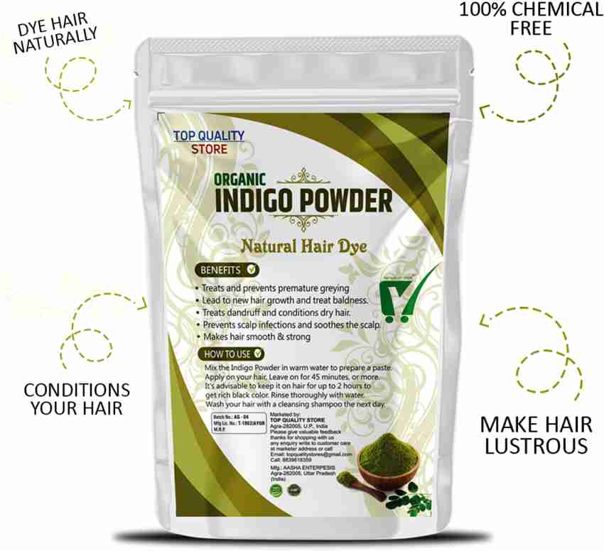 OEHB 100% Natural Indigo Powder 100gm(Pack of 2 each 50gm)