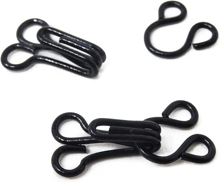 Hunny - Bunch 100 Pairs Coated Steel Sewing Hook and Eye - Black Hook Eye  Price in India - Buy Hunny - Bunch 100 Pairs Coated Steel Sewing Hook and  Eye 