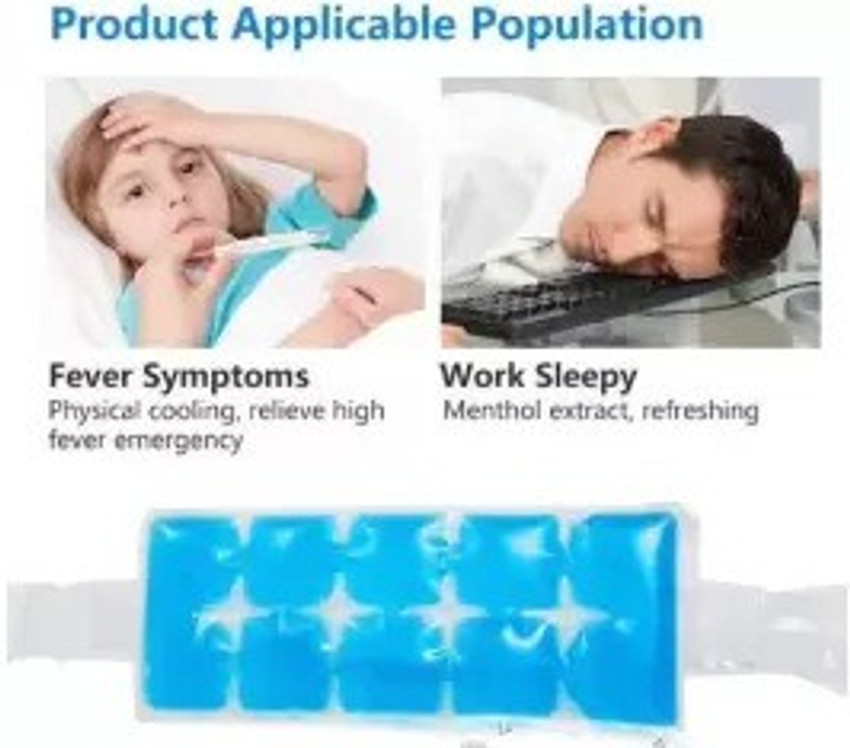 Fever cold pack forehead on sale