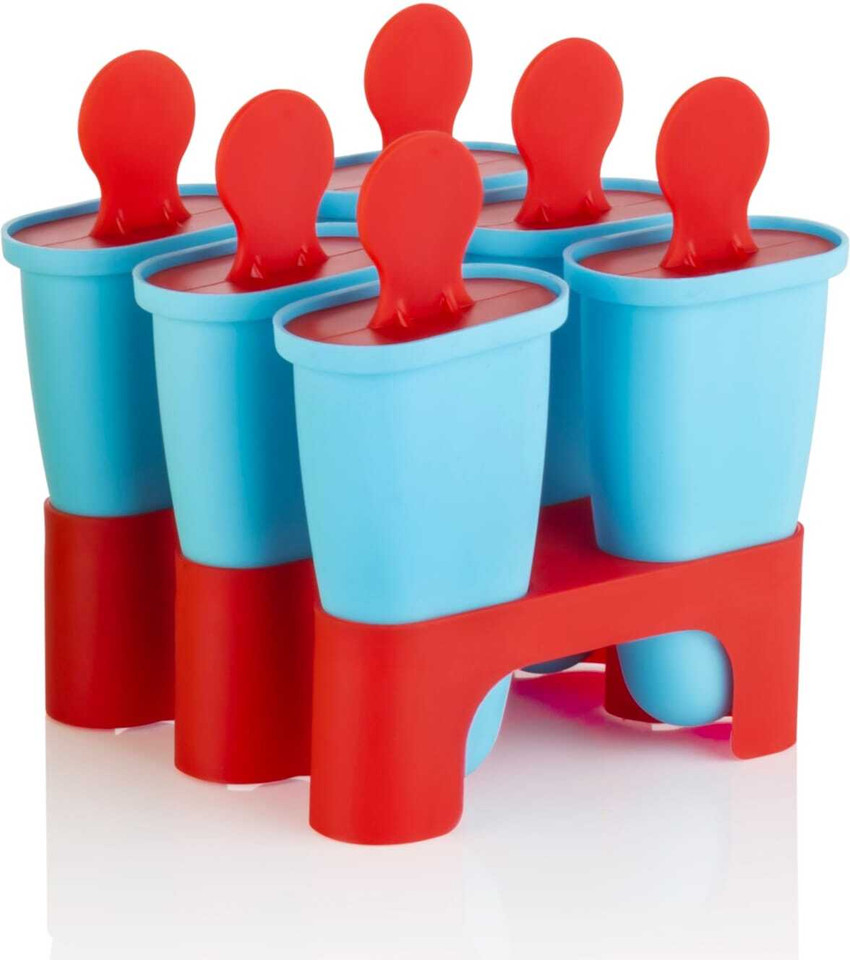 Henny HENNY Ice Cream Maker Kulfi Mould Popsicle Mould Green Plastic Ice Cube Tray