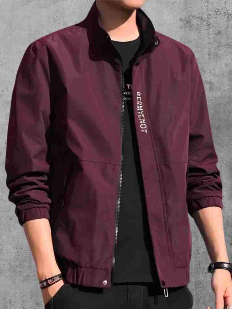 Solid bomber jacket mens hot sale