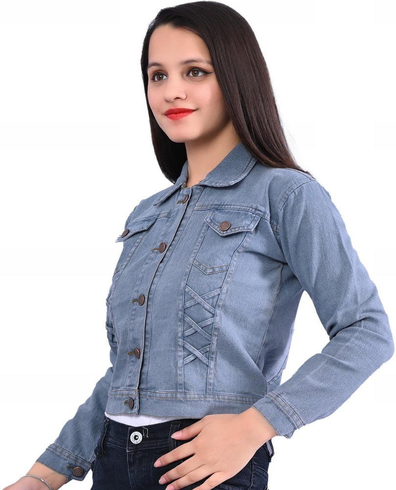 Flipkart denim sales jackets for womens