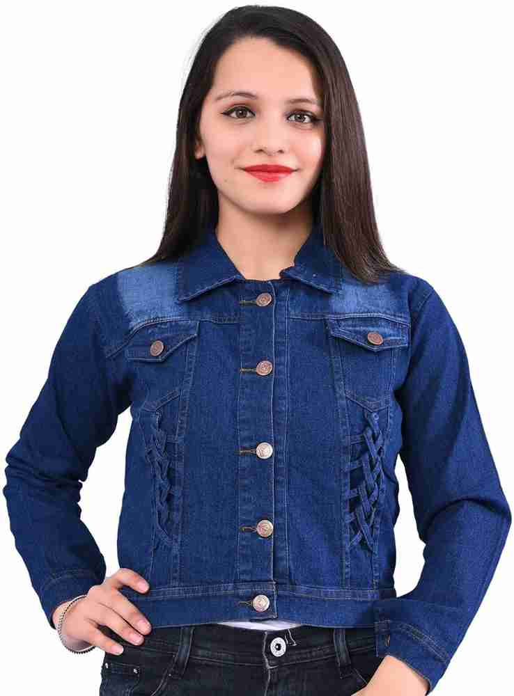 Glamica Full Sleeve Washed Women Denim Jacket Buy Glamica Full