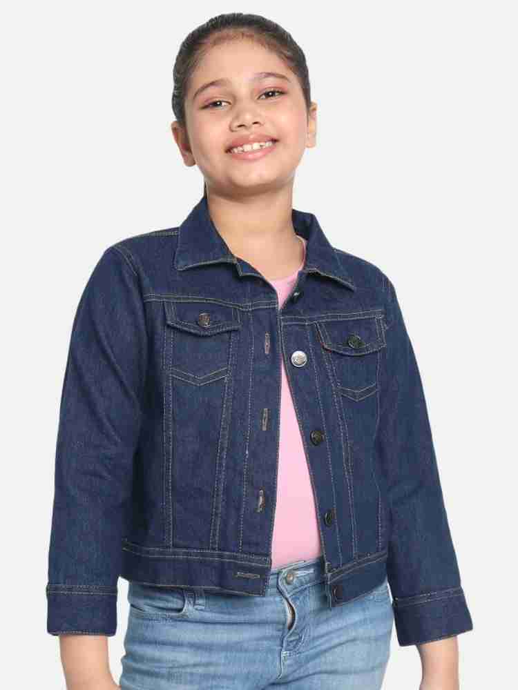 LEETOS Full Sleeve Solid Girls Denim Jacket Buy LEETOS Full