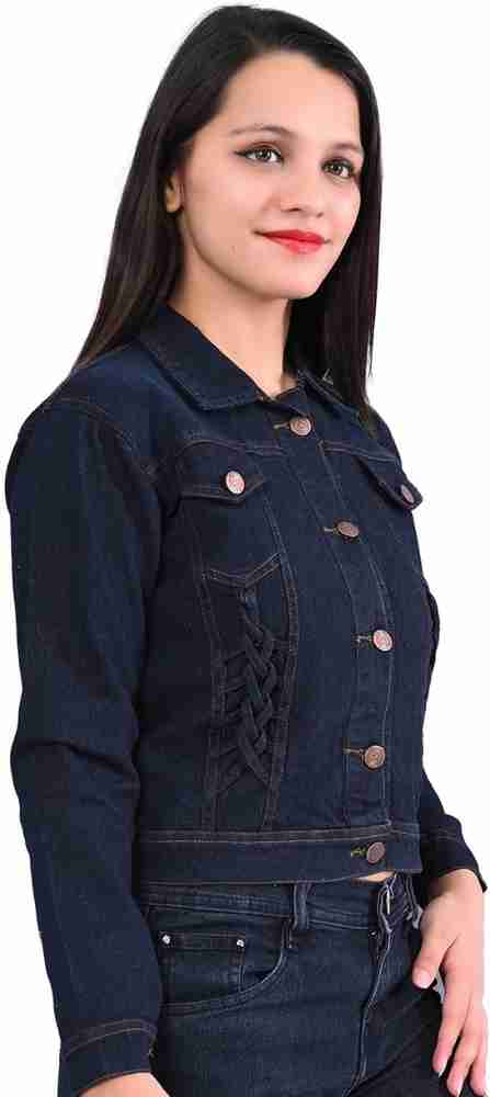 Glamica Full Sleeve Washed Women Denim Jacket Buy Glamica Full