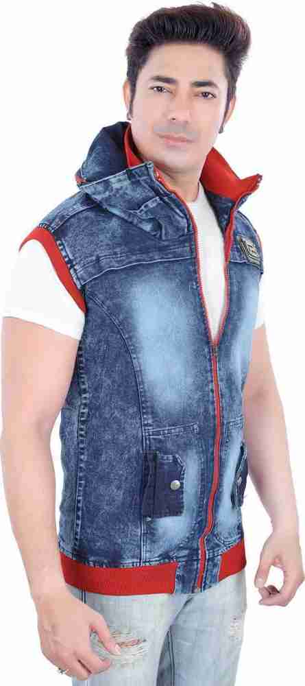 ARBIA FUNKI Full Sleeve Solid Men Denim Jacket Buy ARBIA FUNKI