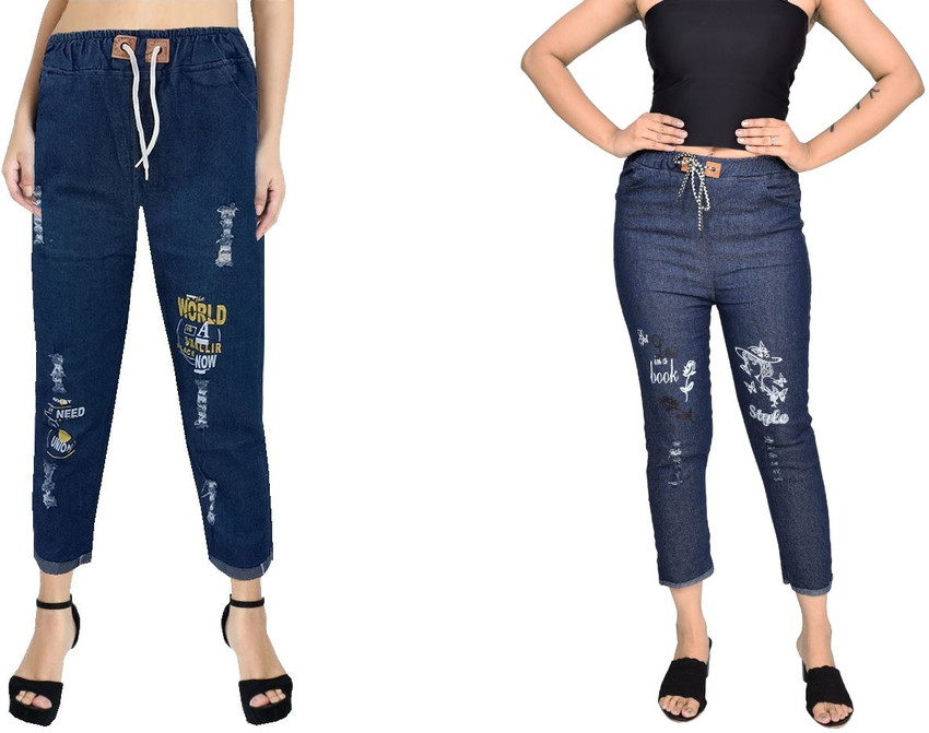 VOLMERE Jogger Fit Girls Dark Blue Jeans Buy VOLMERE Jogger Fit Girls Dark Blue Jeans Online at Best Prices in India Flipkart