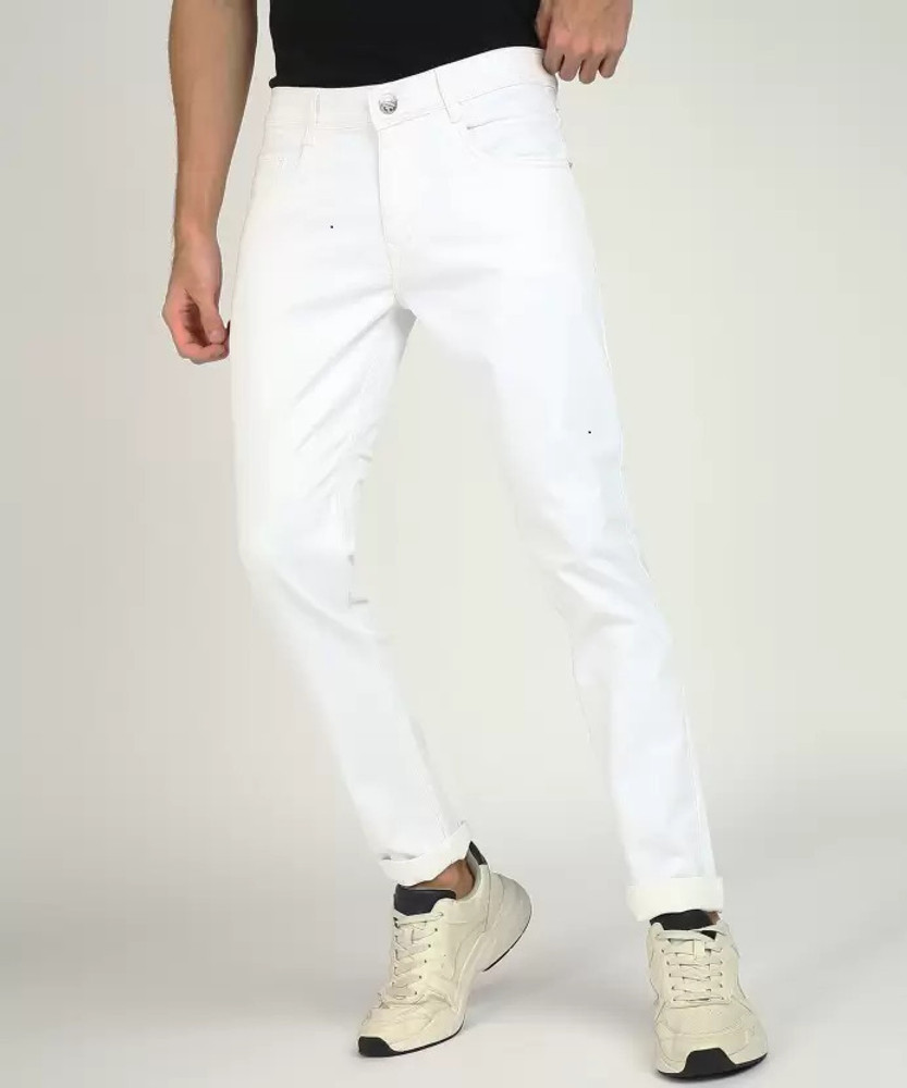 White jeans flipkart sale