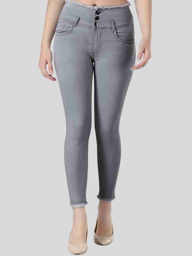 Glossia Skinny Women Grey Jeans