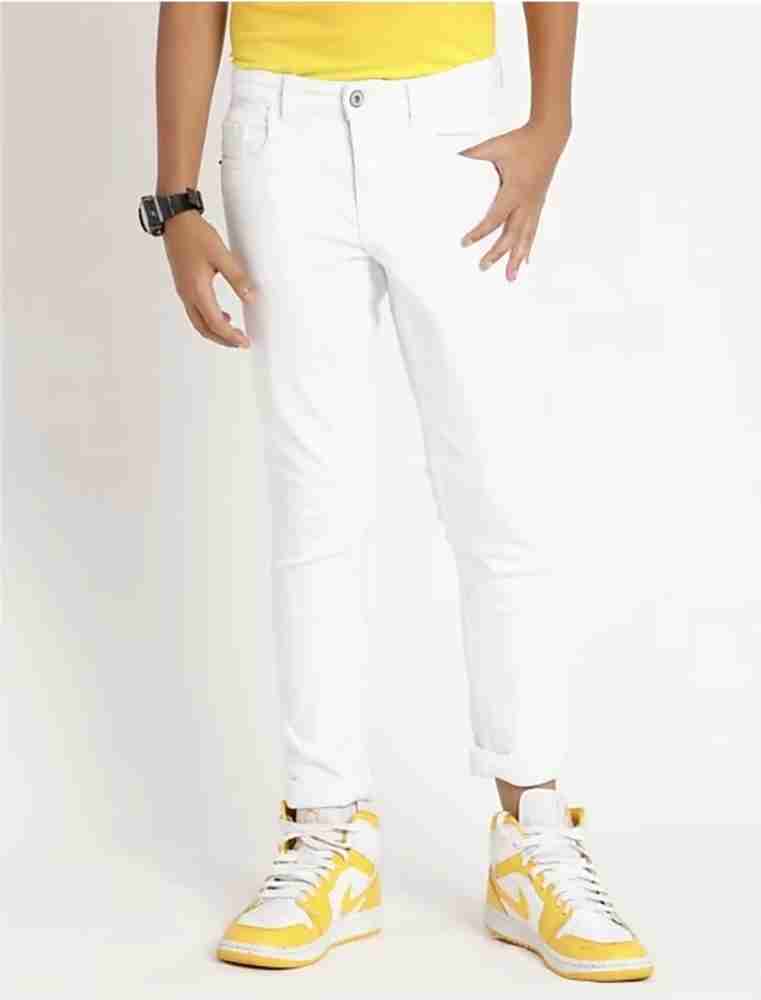 White jean shop for kids