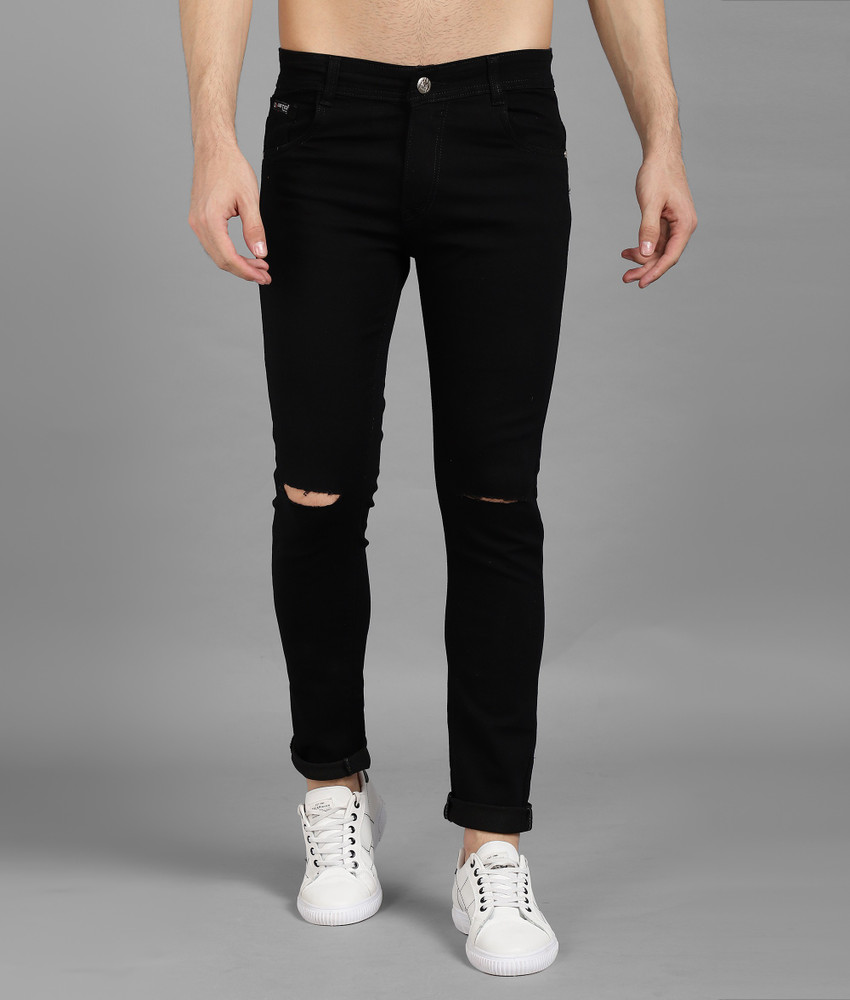 Flipkart black jeans pant online