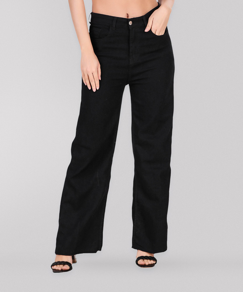 NEUNK Regular Women Black Jeans Buy NEUNK Regular Women Black