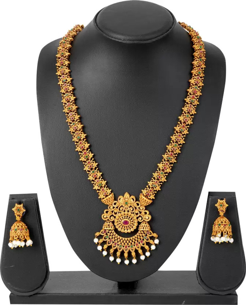 Layken Alloy Gold plated Gold Jewellery Set Price in India Buy Layken Alloy Gold plated Gold Jewellery Set Online at Best Prices in India Flipkart