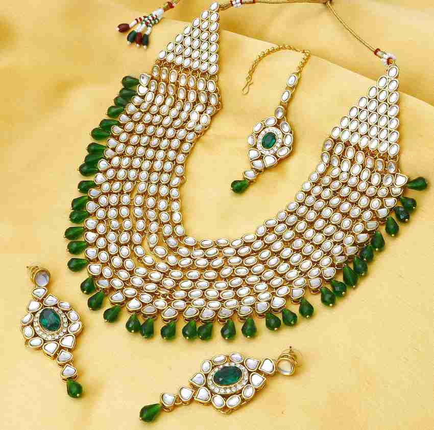 Sukkhi Alloy Gold plated Gold Jewellery Set Price in India Buy