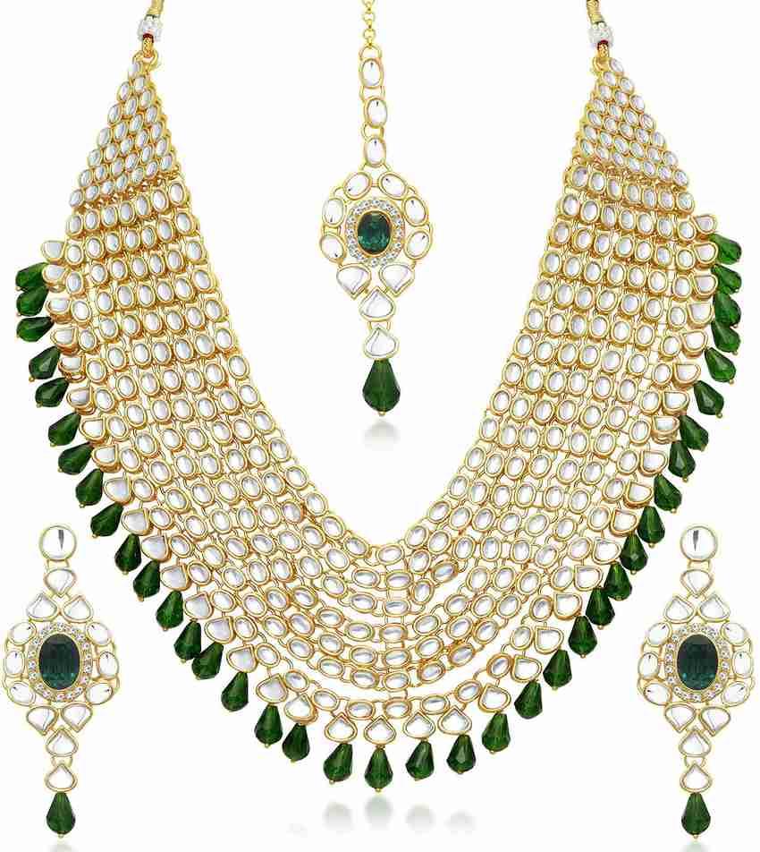 Sukkhi Alloy Gold plated Gold Jewellery Set Price in India Buy