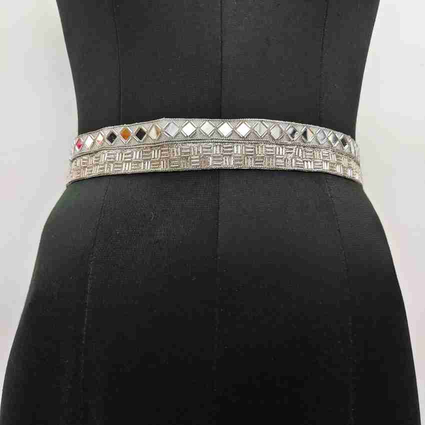 Buy saree waist hip belt kamarband for women black Online In India