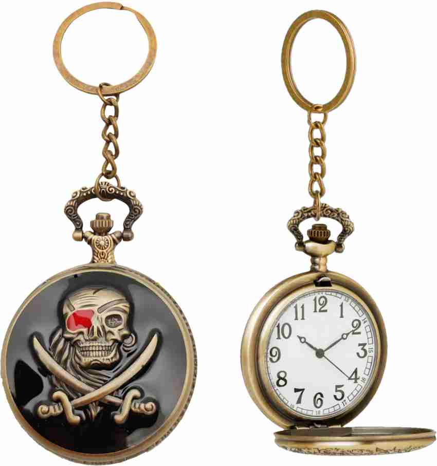 Pocket watch on sale skull