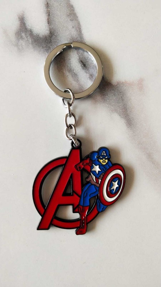 Phim hoạt hình anime Marvel xung quanh The Avengers Captain America Lá Chắn  Keychain Mặt Dây Keychain hình sticker đồ ăn | Tàu Tốc Hành | Giá Sỉ Lẻ  Cạnh Tranh