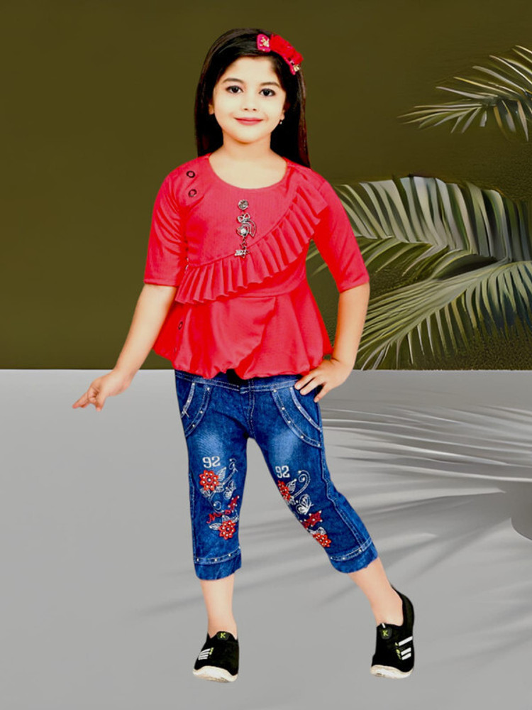 AL BAYDAR FASHION Girls Casual Top Jeans Price in India Buy AL BAYDAR FASHION Girls Casual Top Jeans online at Flipkart
