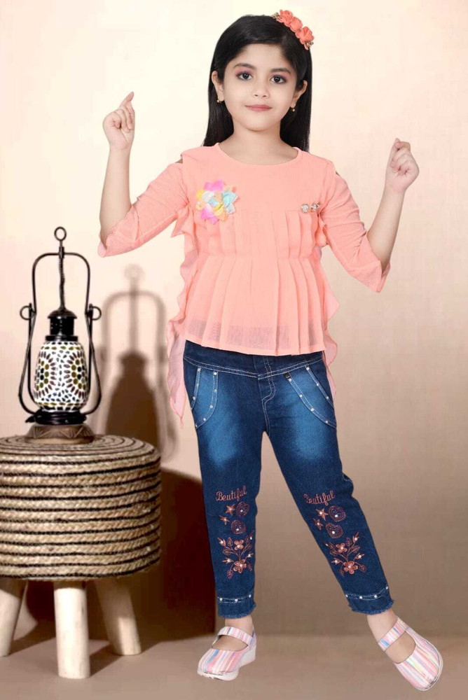 Flipkart jeans top for girl shopping online