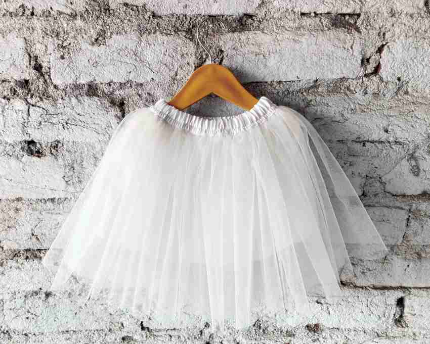 White skirt for baby girl store