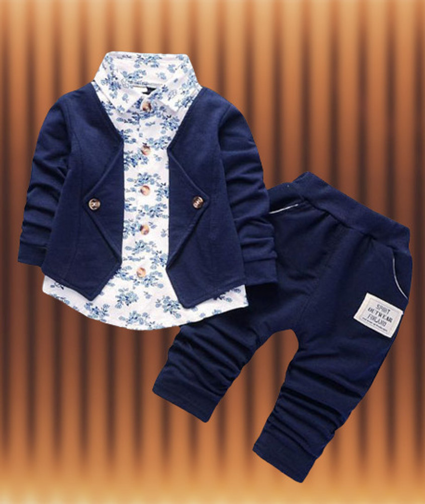 Phanix Baby Boys Party Festive Jacket Pant Price in India Buy