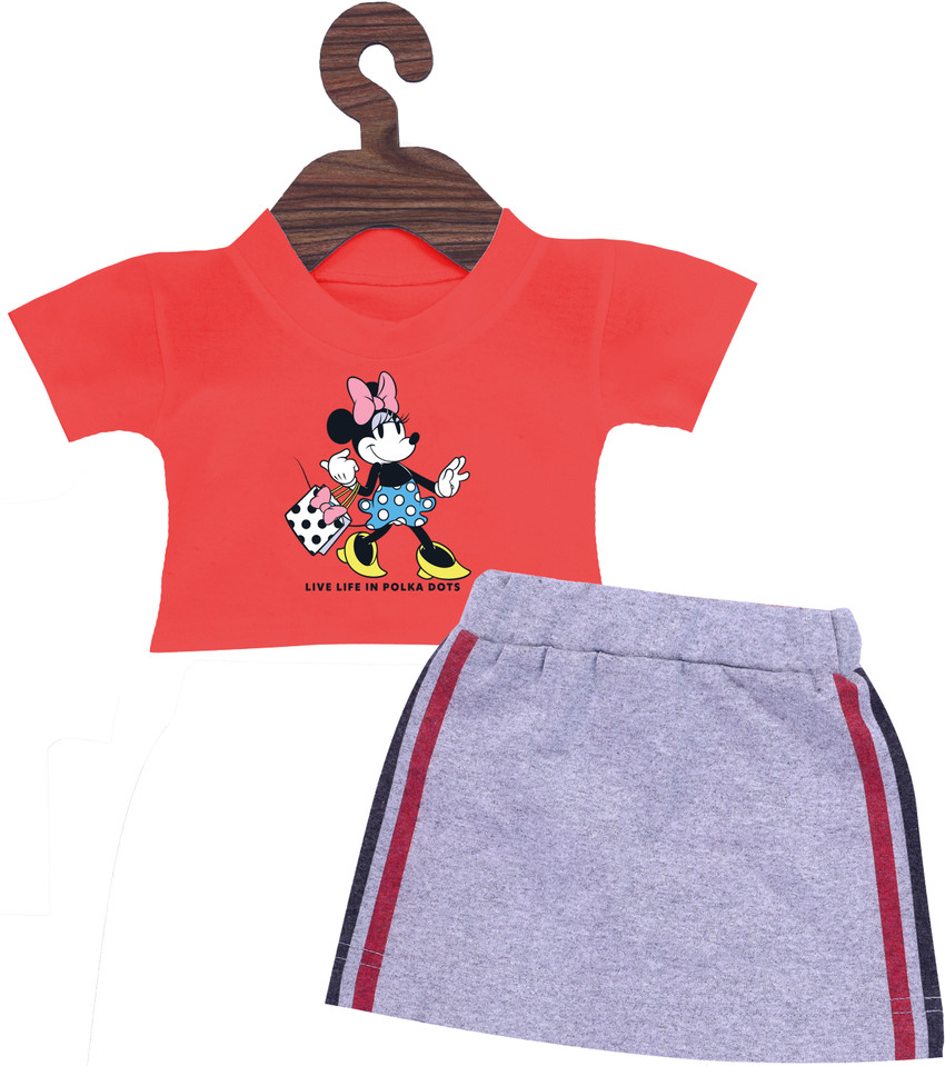 Disney By Icable Baby Girls Casual Top Skirt Price in India Buy