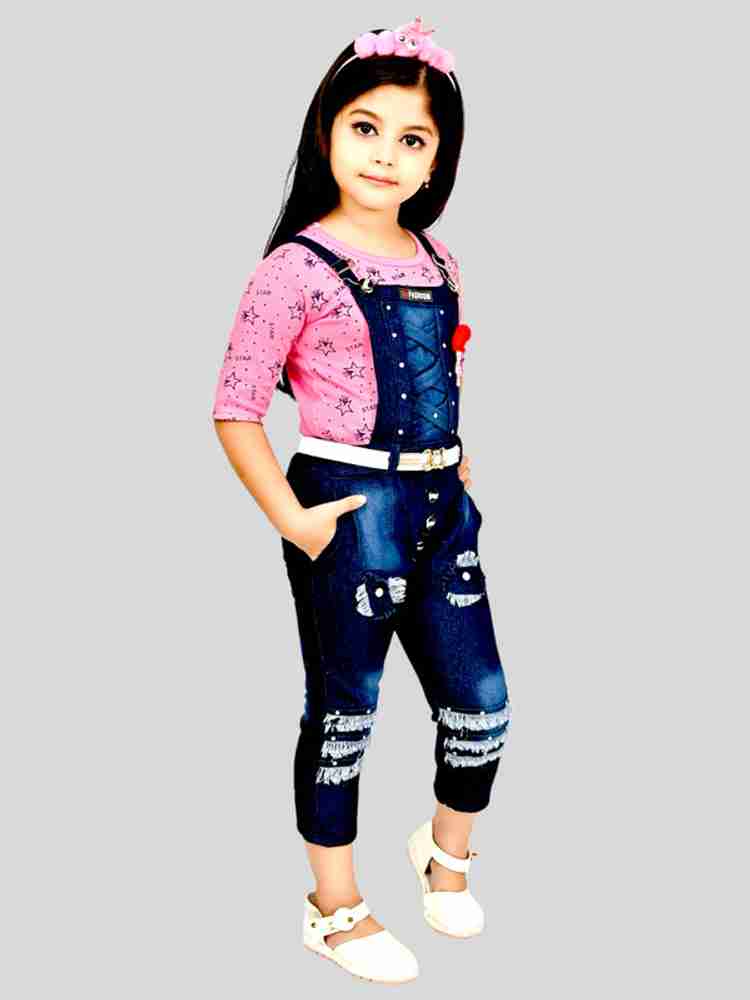 Dungaree dress for girl cheap flipkart
