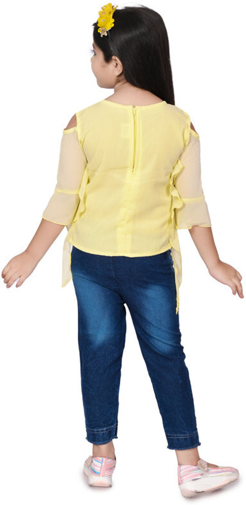 Stylish jeans deals top