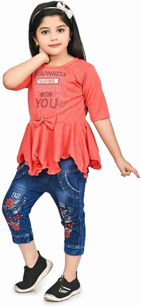 Dresses for sales girls jeans top