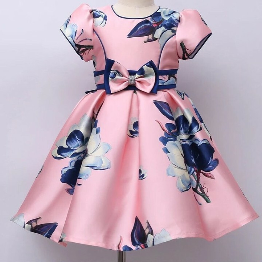 SARAHA DESIGNER Baby Girls Midi Knee Length Party Dress